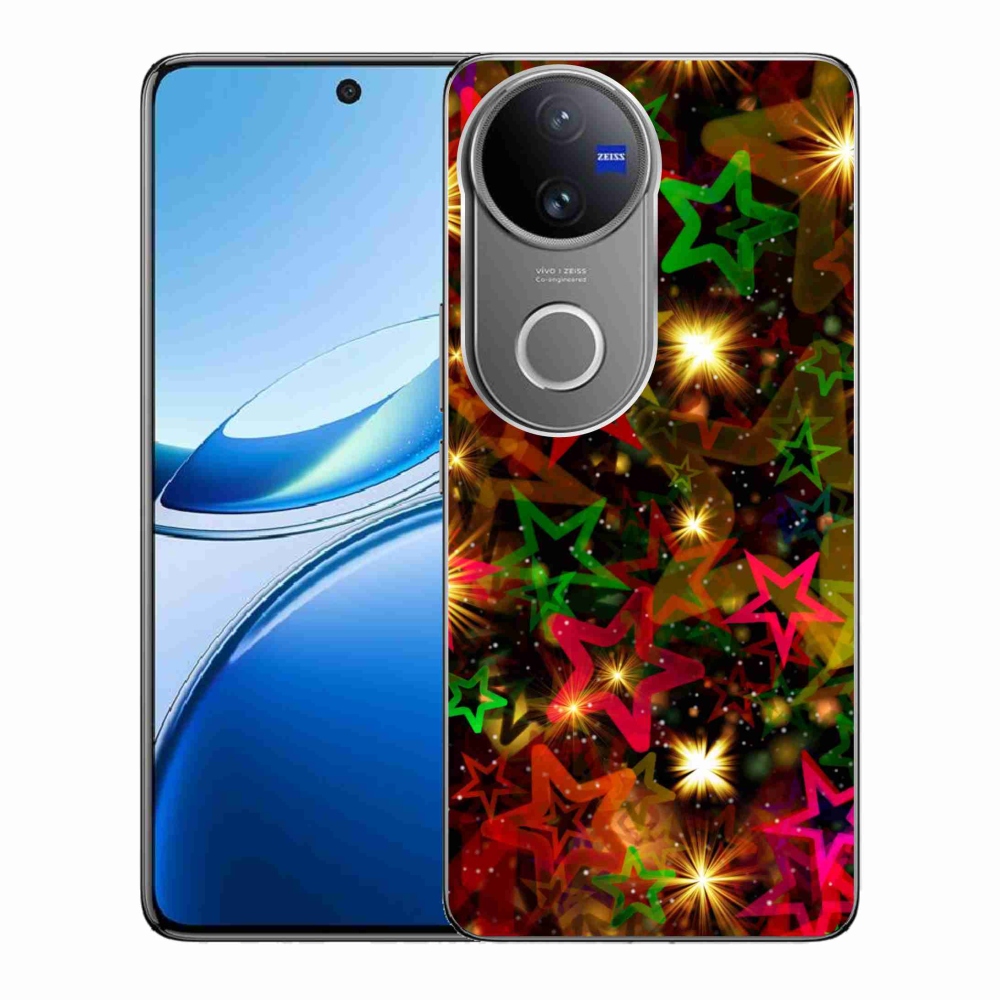 Gélový kryt mmCase na Vivo V50 5G - farebné hviezdičky