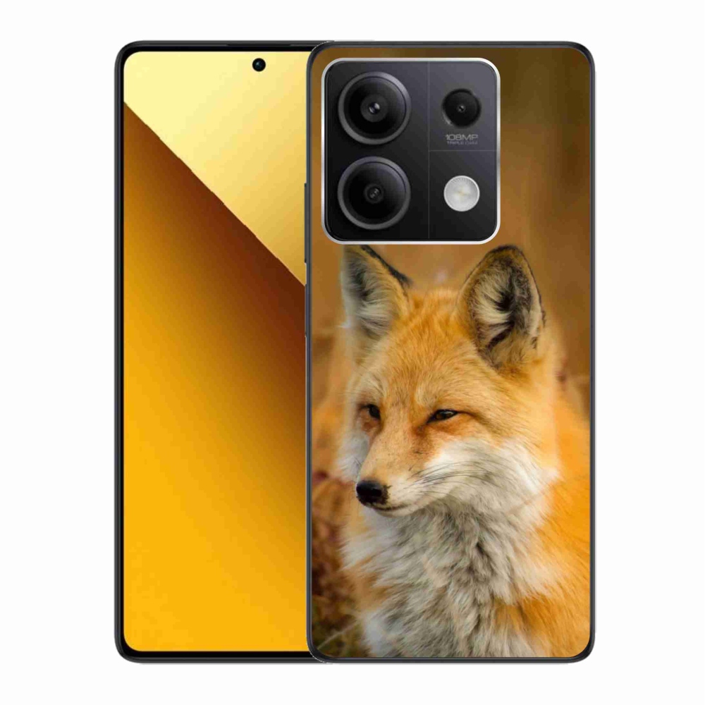 Gélový kryt mmCase na Xiaomi Redmi Note 13 5G - líška