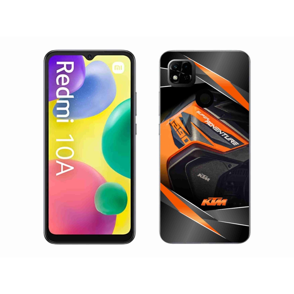 Gélový kryt mmCase na Xiaomi Redmi 10A - motorka ktm