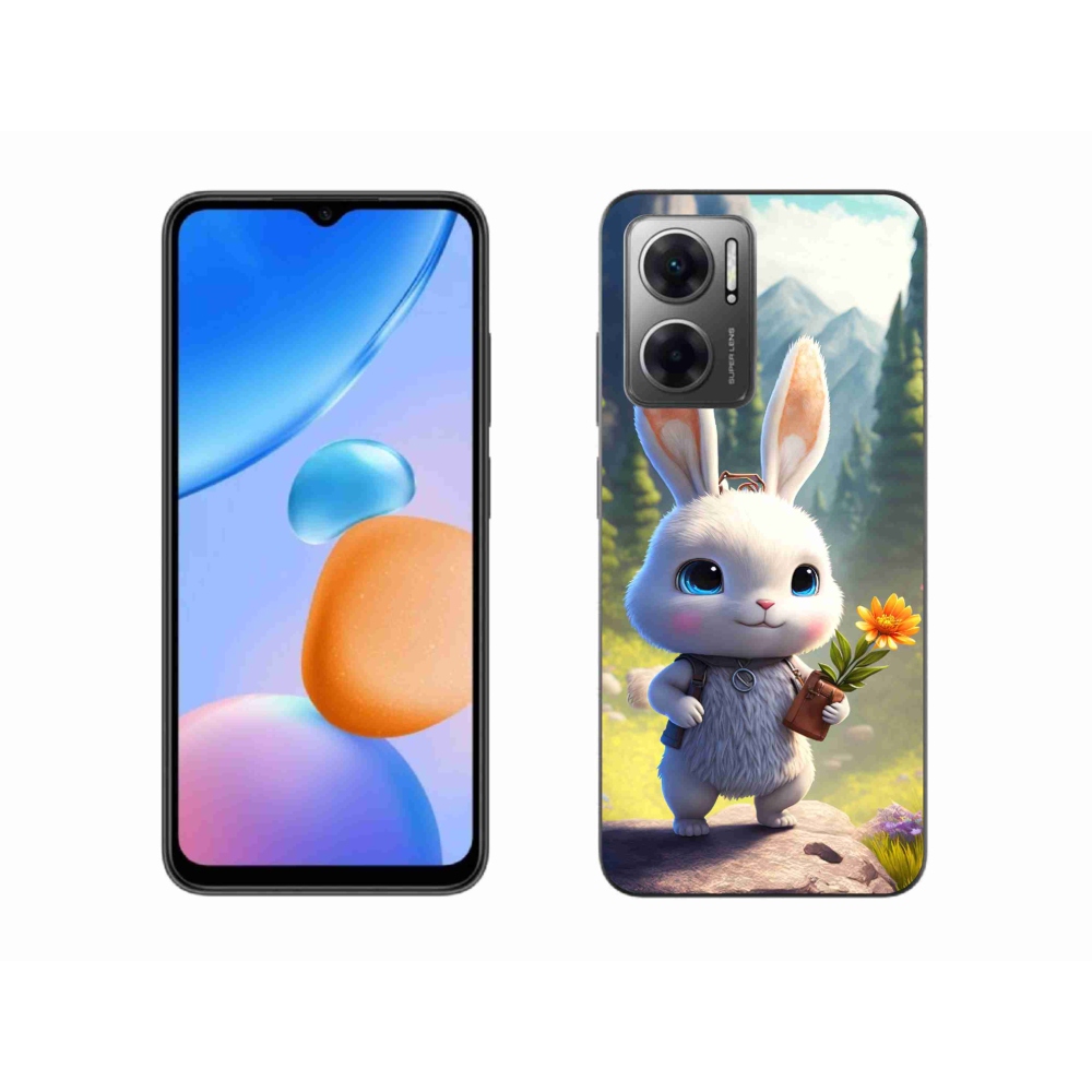 Gélový kryt mmCase na Xiaomi Redmi 10 5G - roztomilý zajačik