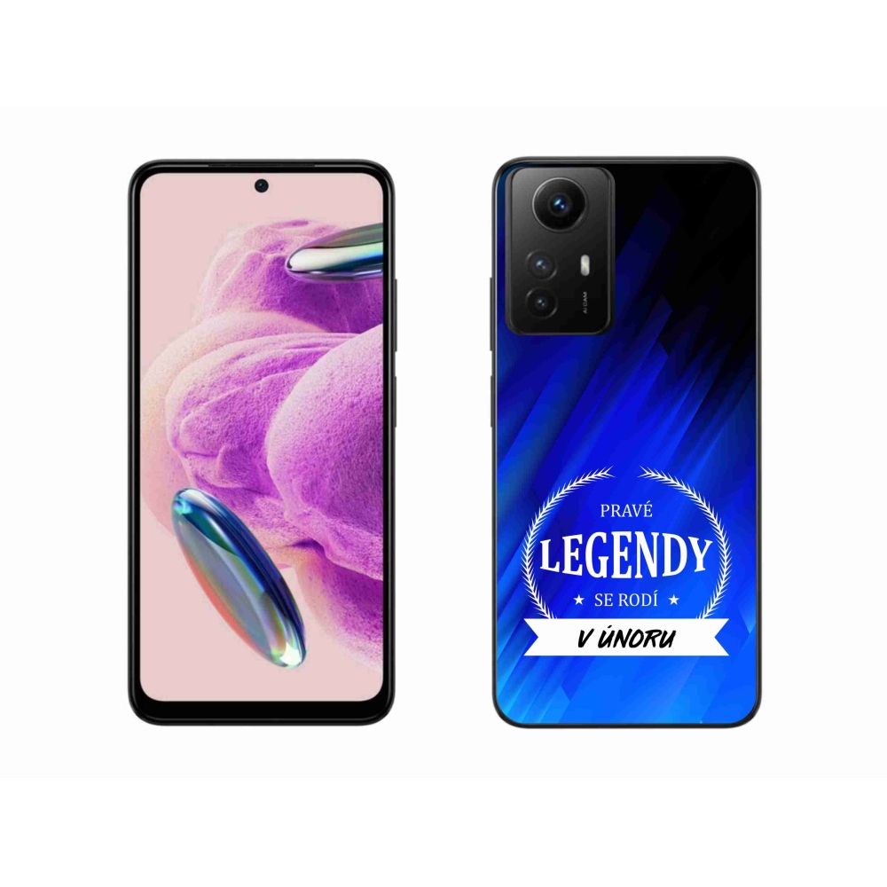 Gélový kryt mmCase na Xiaomi Redmi Note 12S - legendy vo februári modré pozadie