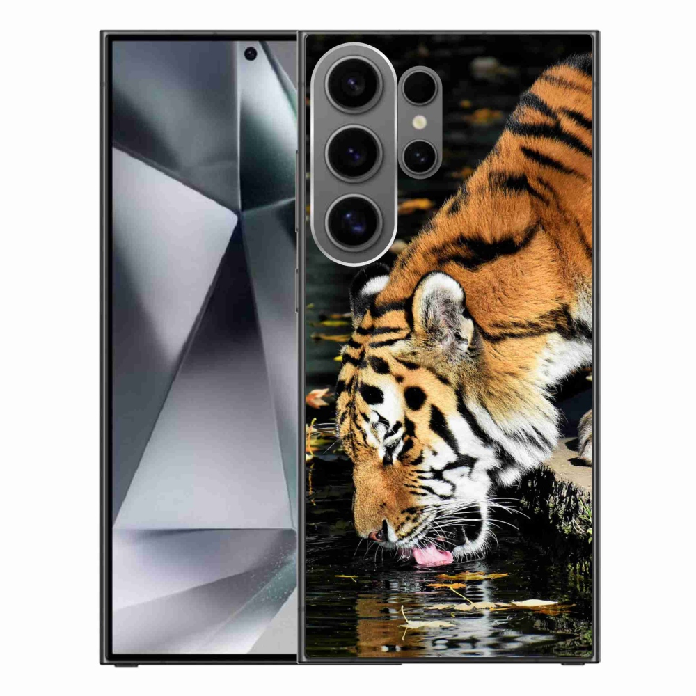 Gélový kryt mmCase na Samsung Galaxy S24 Ultra - smädný tiger