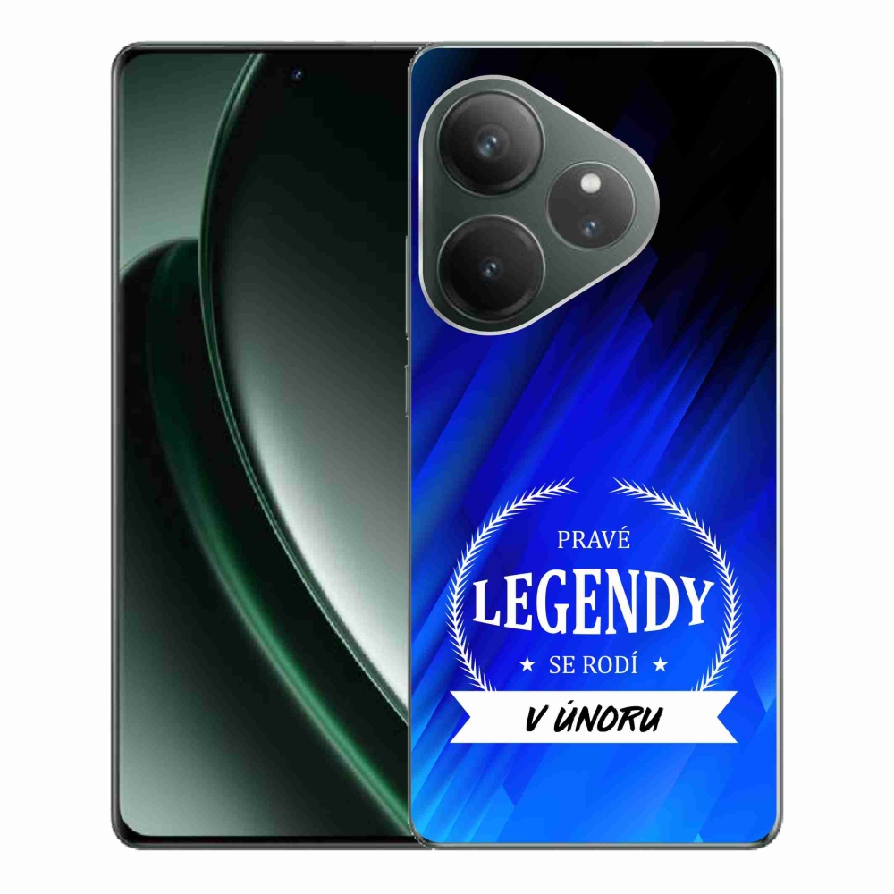 Gélový kryt mmCase na Realme GT 6 5G/GT 6T 5G - legendy vo februári modré pozadie