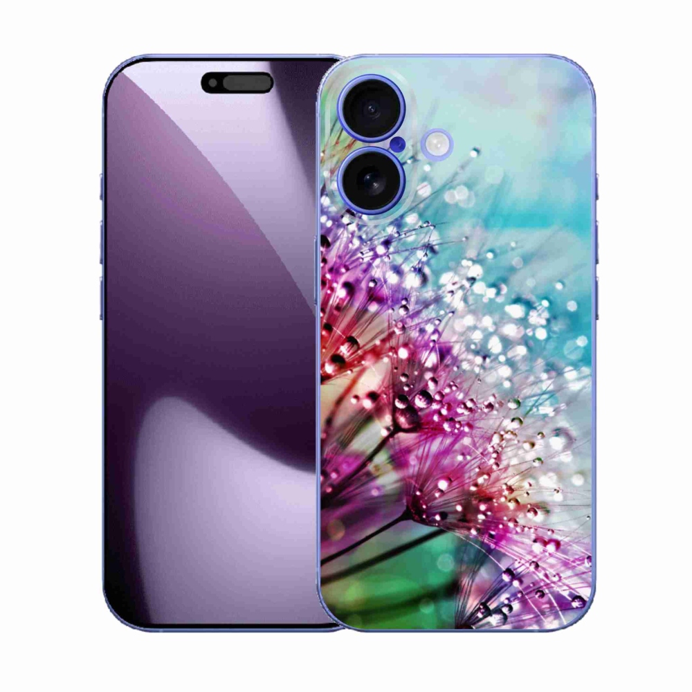 Gélový kryt mmCase na iPhone 17 - farebné kvety