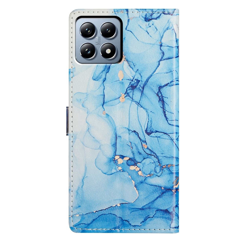 Secure knižkové púzdro na Xiaomi 15T - modrý mramor
