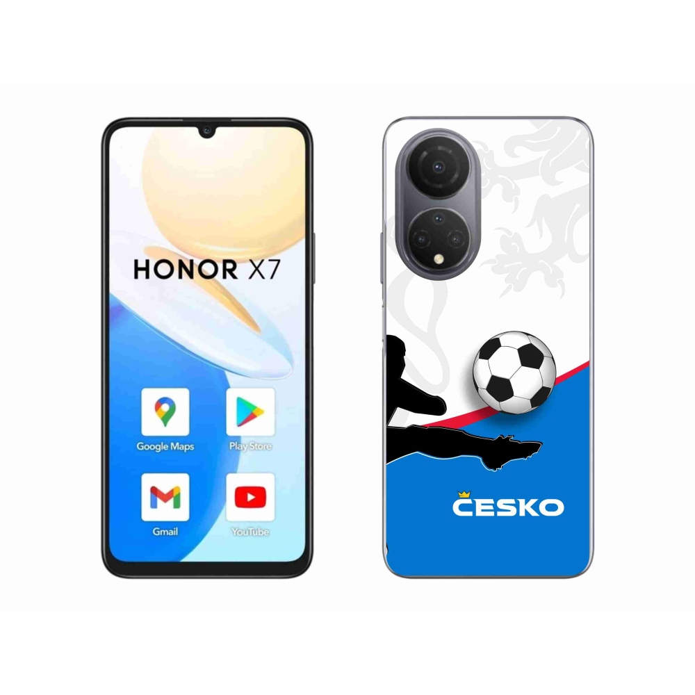 Gélový kryt mmCase na Honor X7 - futbal Česko 3