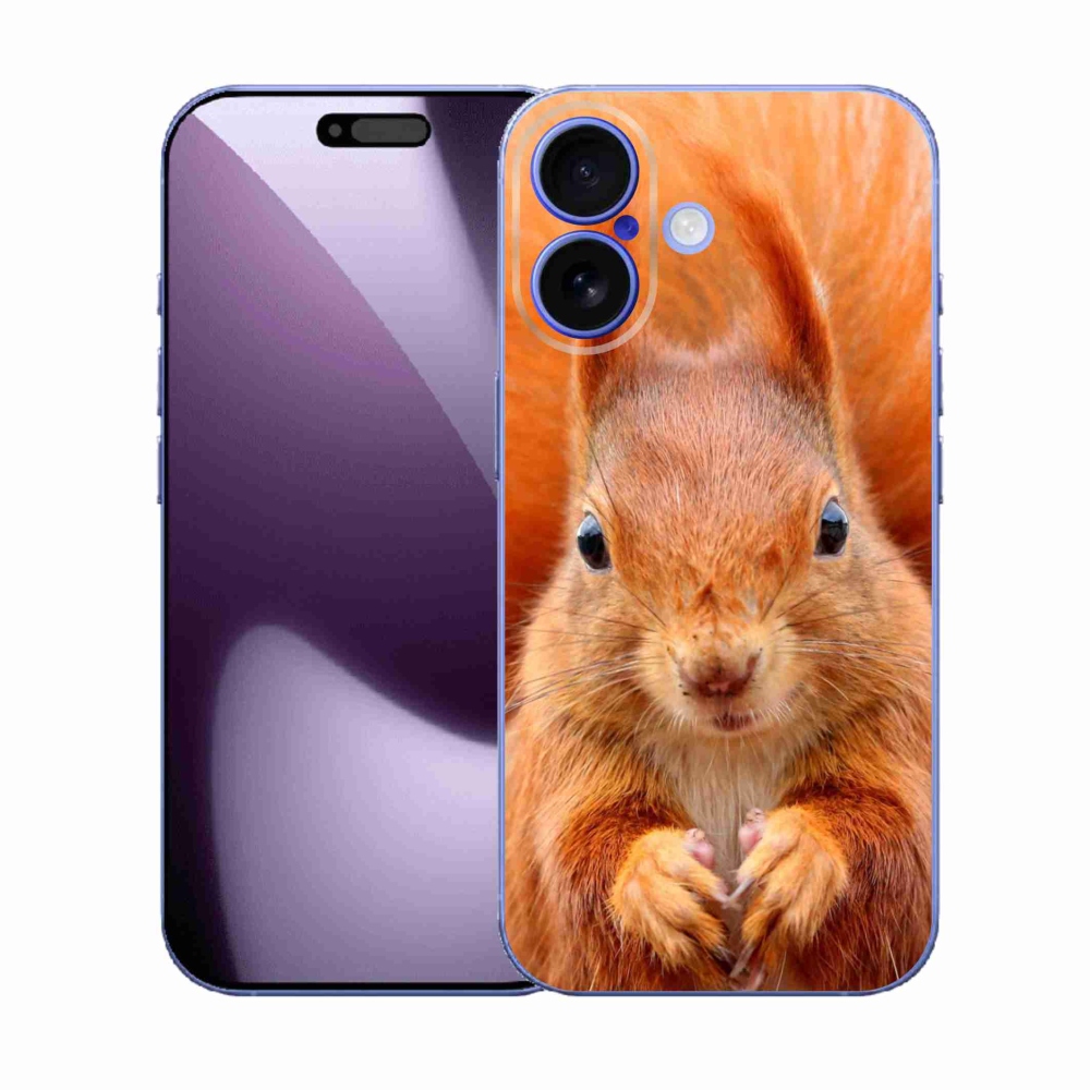 Gélový kryt mmCase na iPhone 17 - veverička