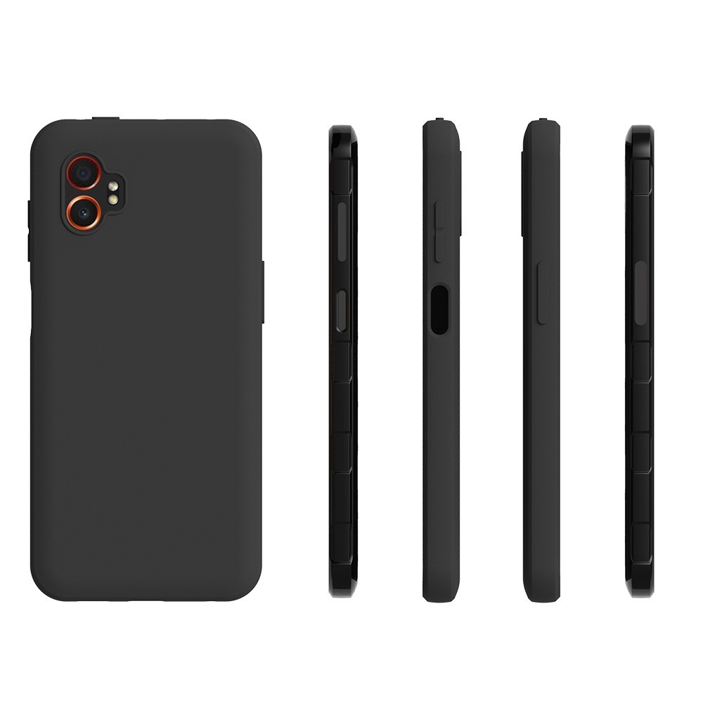 Matný gélový obal na Samsung Galaxy Xcover 7 Pro - čierny