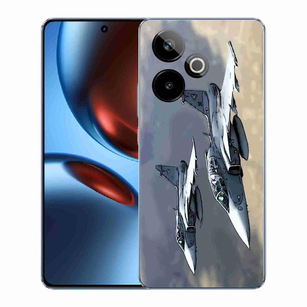 Gélový kryt mmCase na Realme GT 7 5G/GT 7T 5G - stíhačky