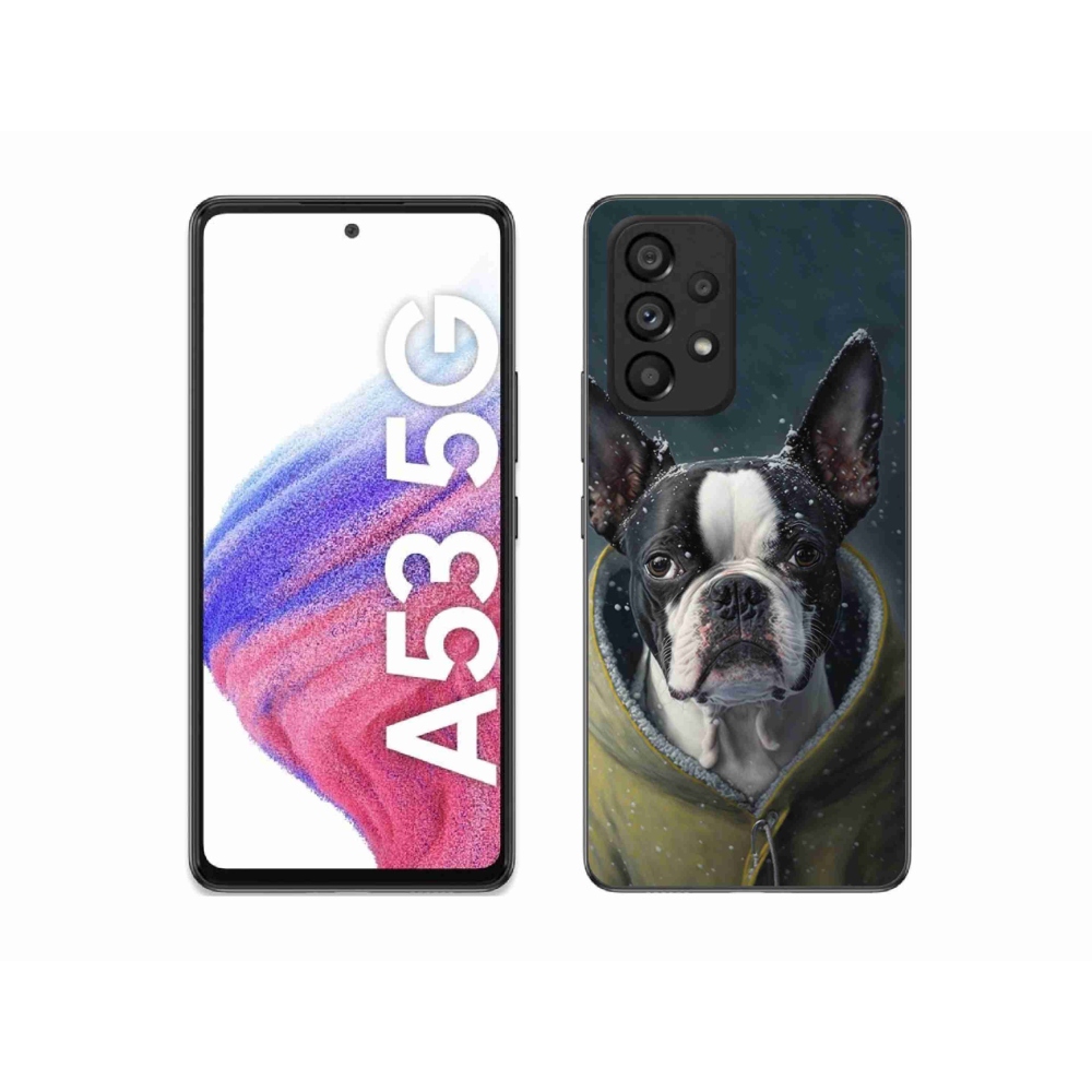 Gélový kryt mmCase na Samsung Galaxy A53 5G - buldoček