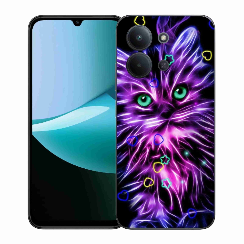 Gélový kryt mmCase na Xiaomi Redmi 15C 4G (171mm)/Poco C85 4G (171mm) - abstraktná mačka
