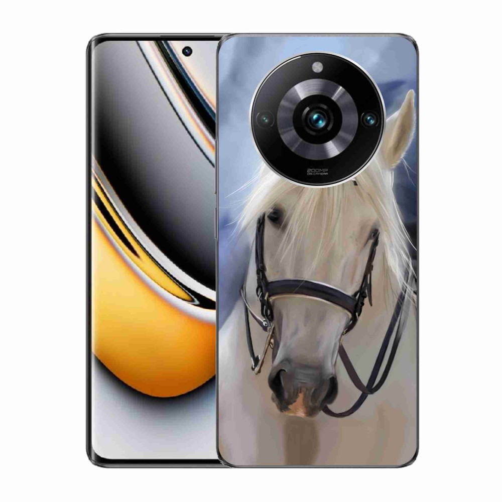 Gélový kryt mmCase na Realme 11 Pro/11 Pro+ - biely kôň