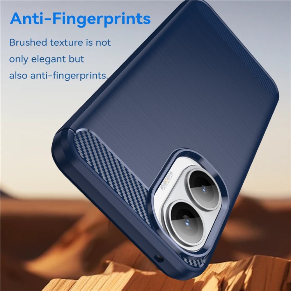 Carbon odolný gélový obal na Xiaomi Poco F7 5G - modrý