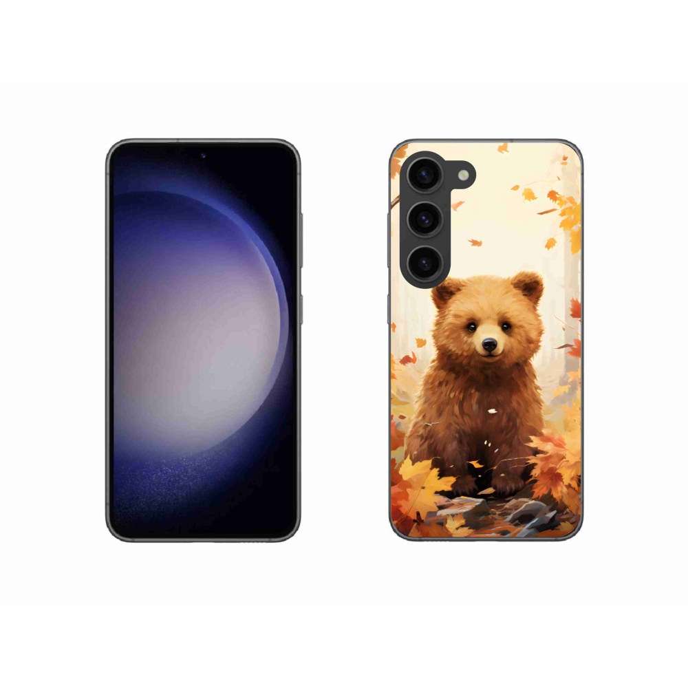 Gélový kryt mmCase na Samsung Galaxy S23 5G - medveď v lese
