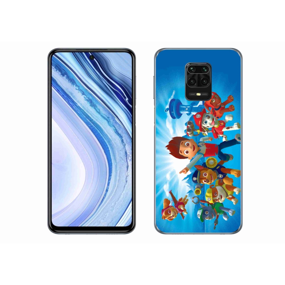 Gélový kryt mmCase na Xiaomi Redmi Note 9 Pro - labková patrola