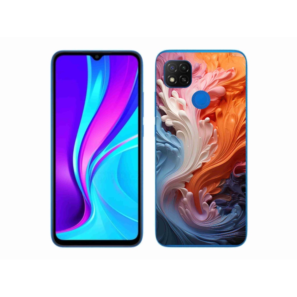 Gelový kryt mmCase na Xiaomi Redmi 9C - abstraktní motiv 8