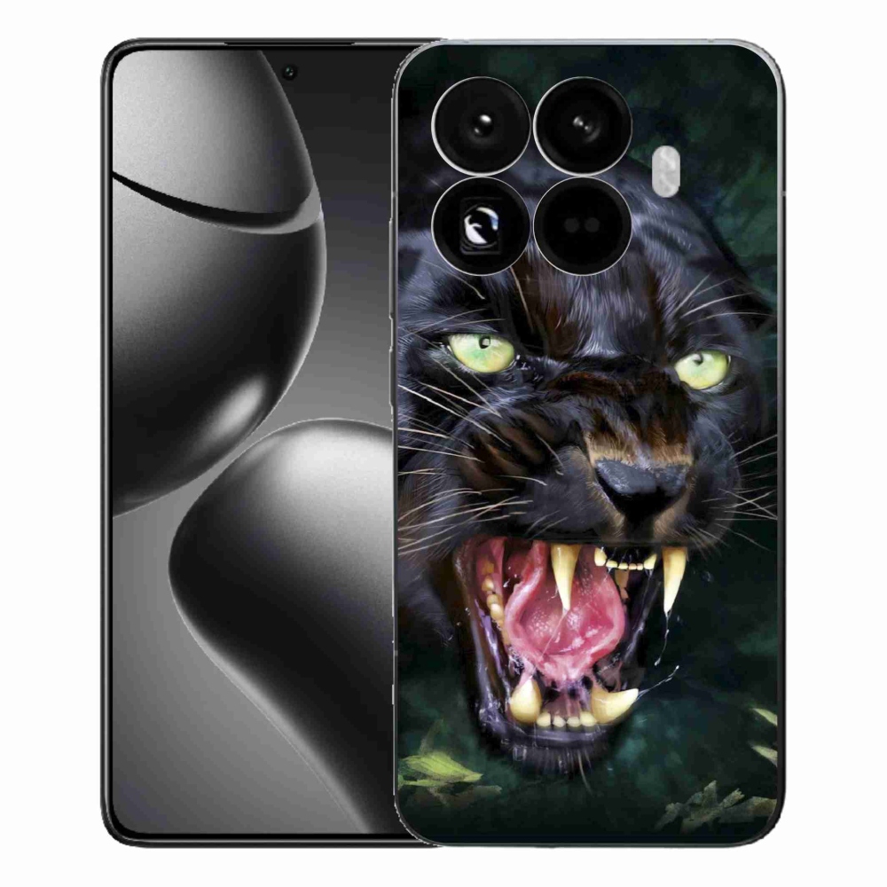 Gélový kryt mmCase na Xiaomi 15T Pro - rozzúrený čierny panter