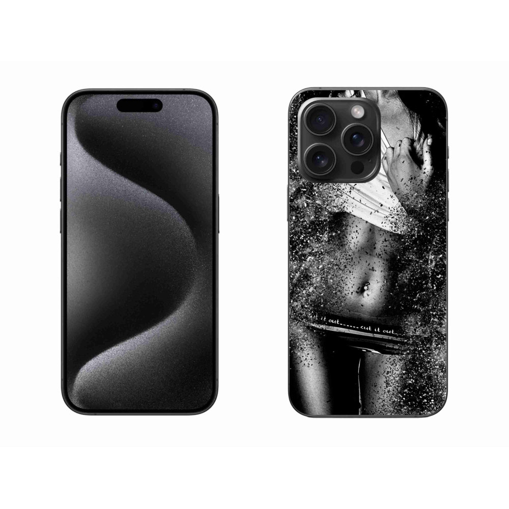 Gélový kryt mmCase na iPhone 15 Pro Max - sexy žena 1