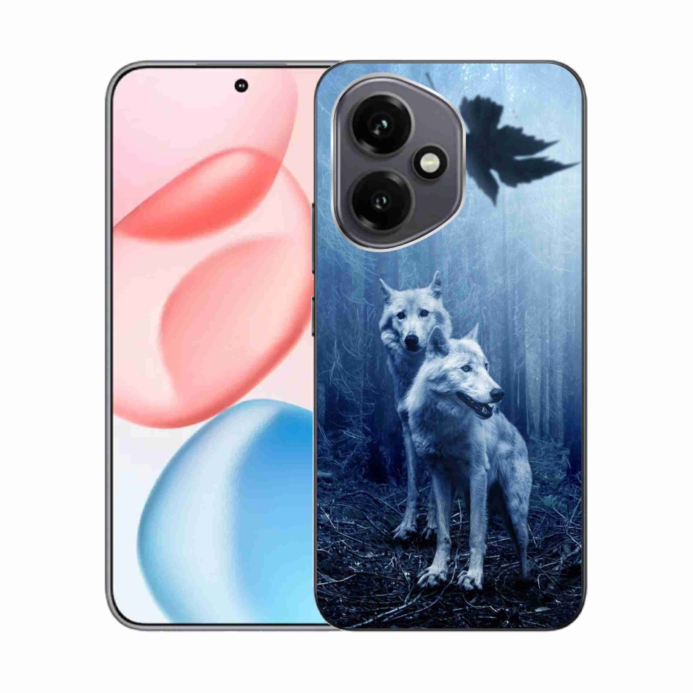 Gélový kryt mmCase na Honor 400 - vlci v lese
