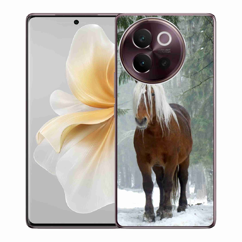 Gélový obal mmCase na Vivo V40 Lite 5G - kôň v lese