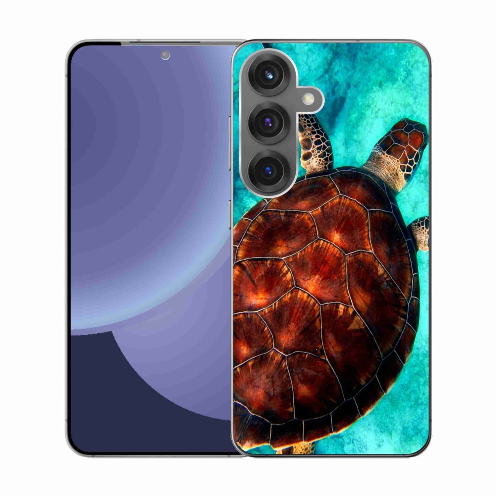 Gélový kryt mmCase na Samsung Galaxy S25 - korytnačka