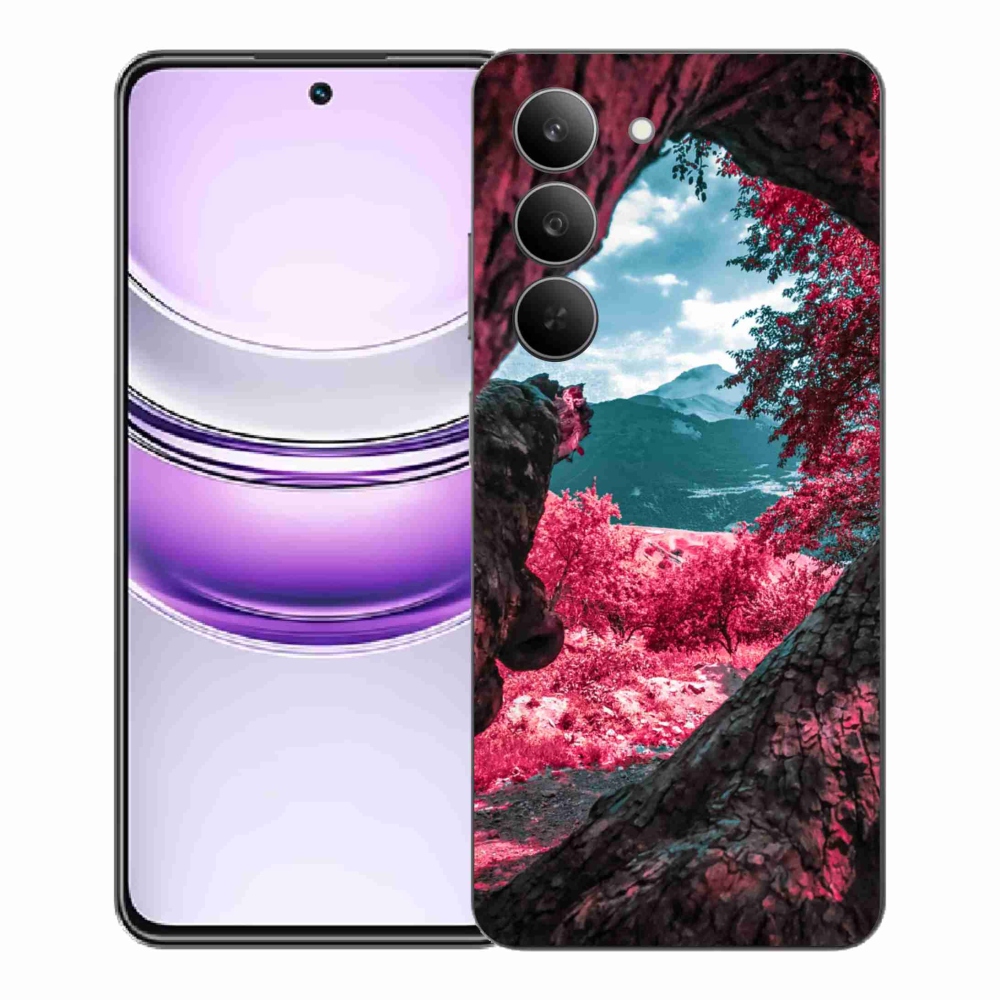Gélový kryt mmCase na Realme 14x 5G - výhľad na hory