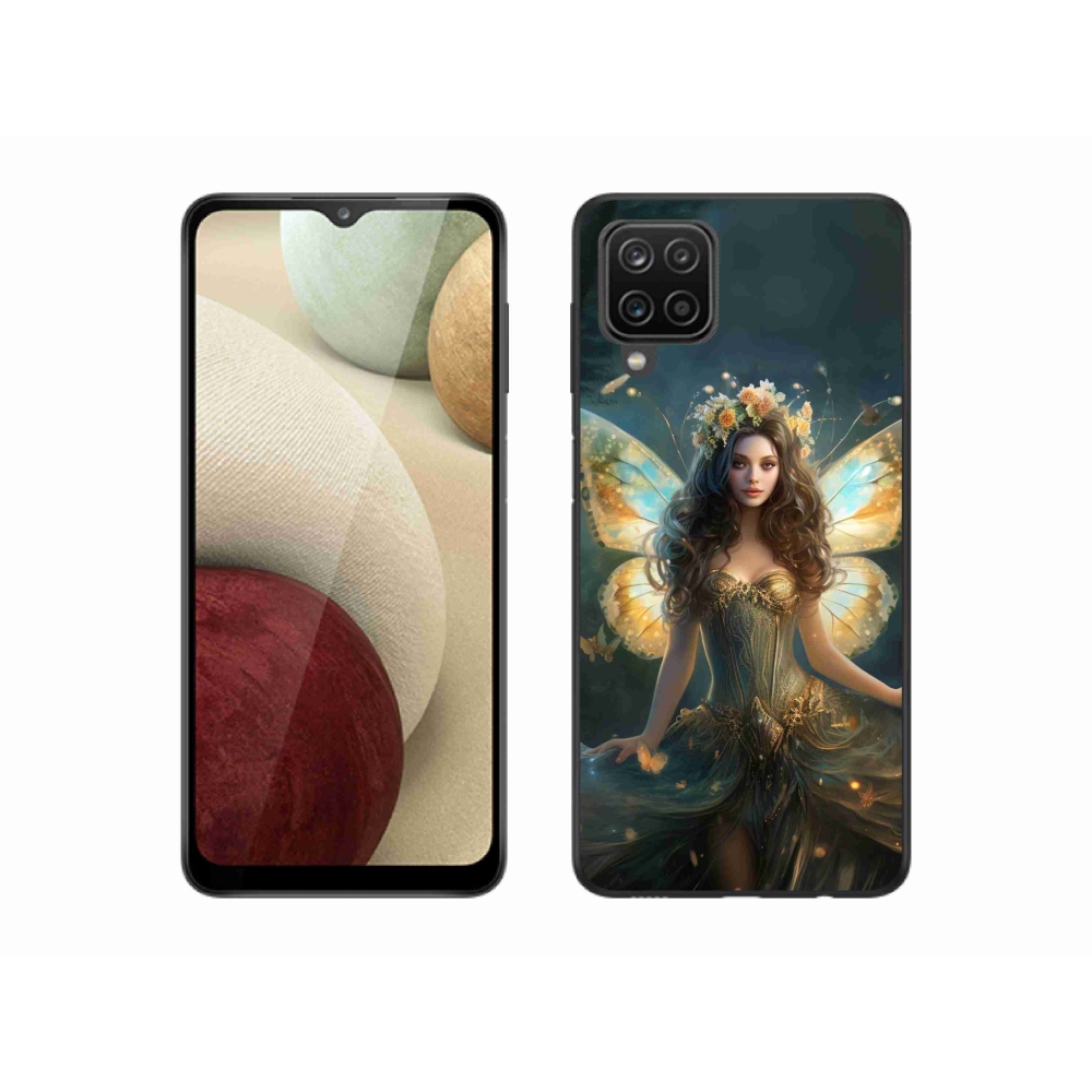 Gélový kryt mmCase na Samsung Galaxy A12 - motýlia žena