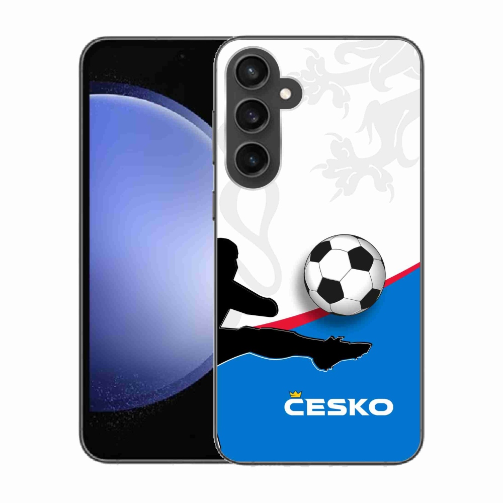 Gélový kryt mmCase na Samsung Galaxy S23 FE - futbal Česko 3