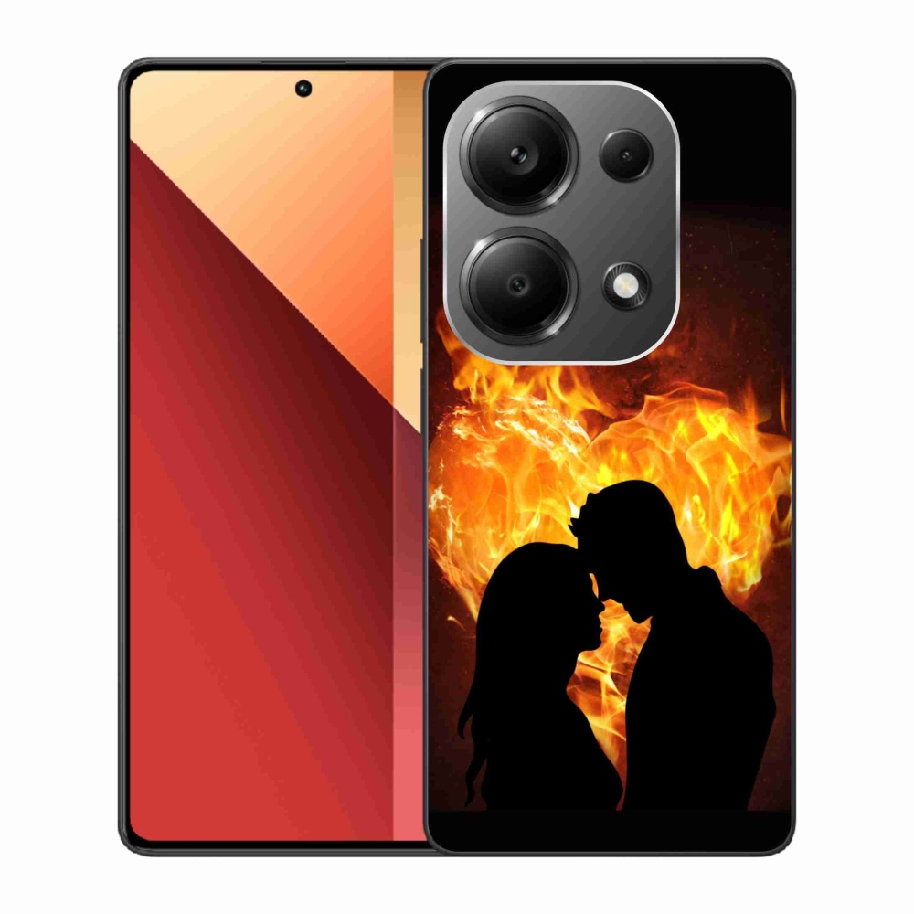 Gélový obal mmCase na Xiaomi Redmi Note 13 Pro 4G/Poco M6 Pro - ohnivá láska