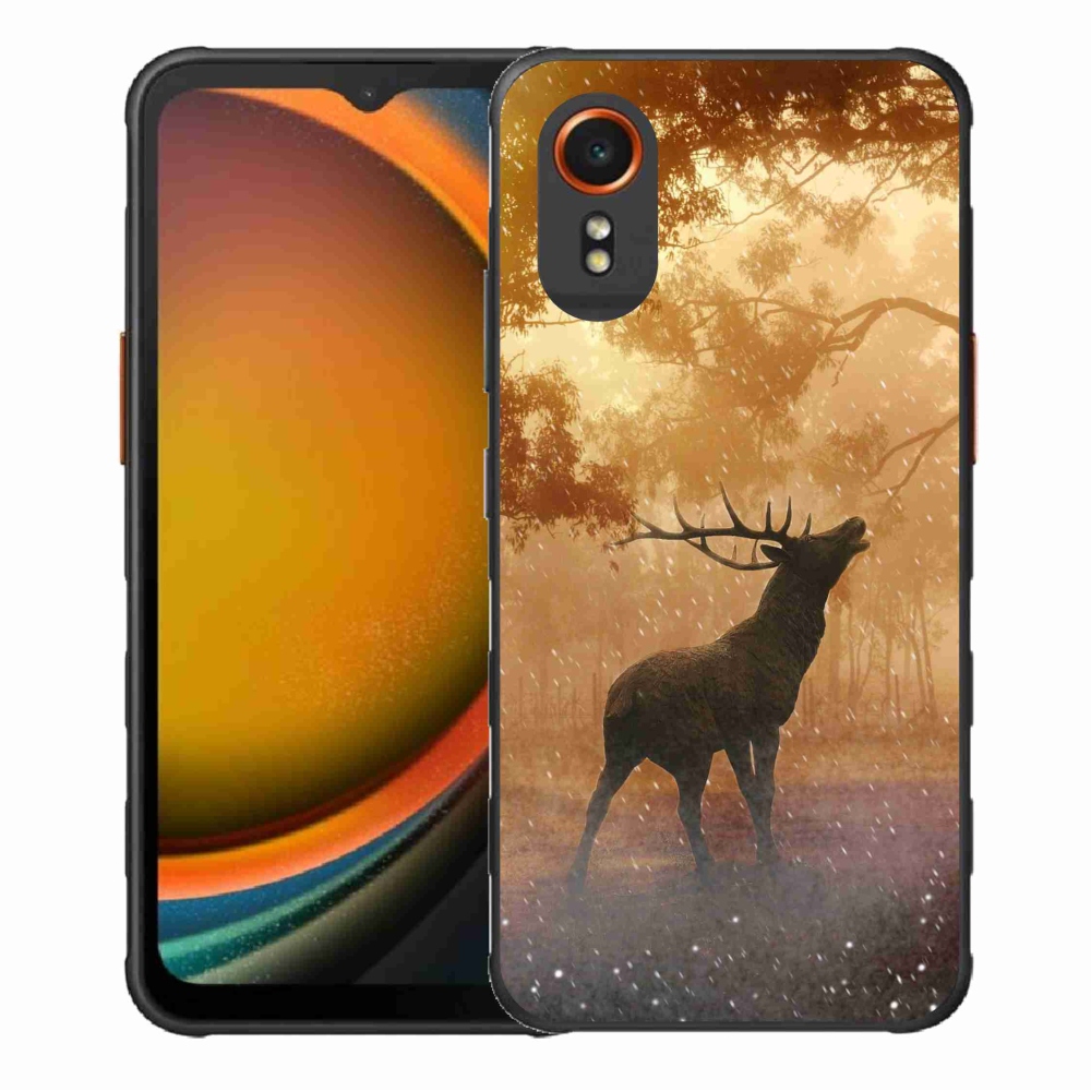 Gélový kryt mmCase na Samsung Galaxy Xcover 7 - jeleň v ruji