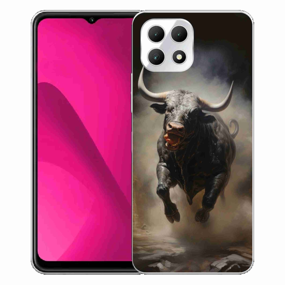 Gélový kryt mmCase na T-Mobile T Phone 2 - rozzúrený býk