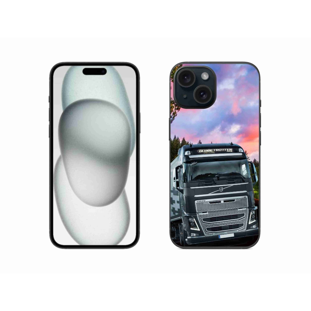 Gélový kryt mmCase na iPhone 15 - kamión 2