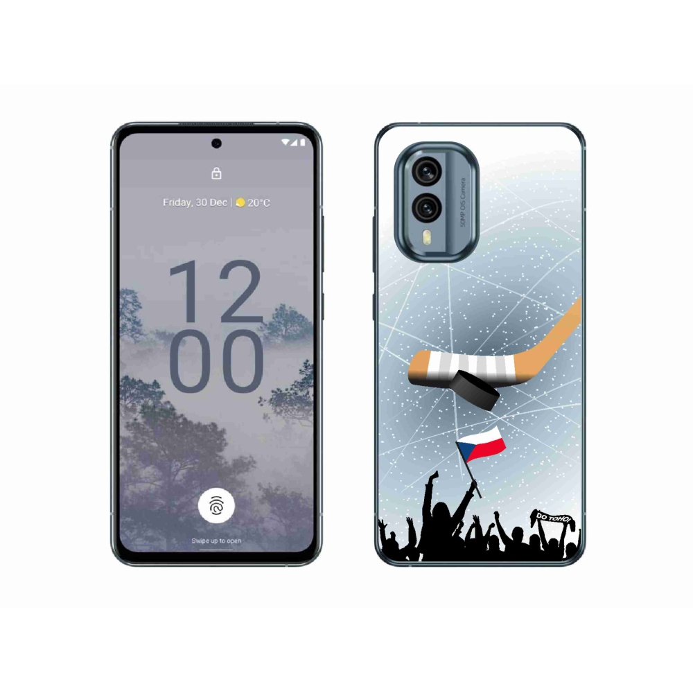 Gélový kryt mmCase na Nokia X30 5G - fanúšikovia hokeja