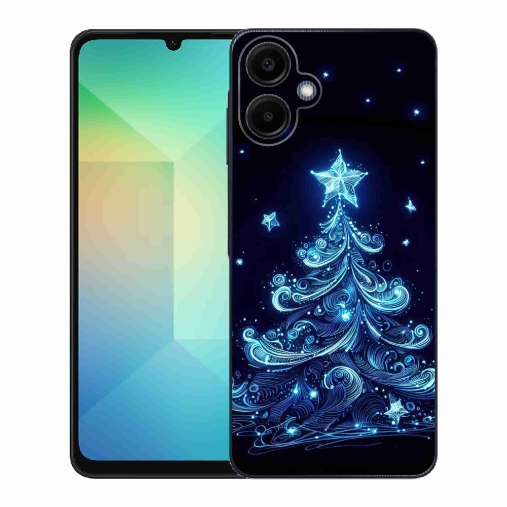 Gélový kryt mmCase na Samsung Galaxy A06 4G - neónový vianočný stromček 4