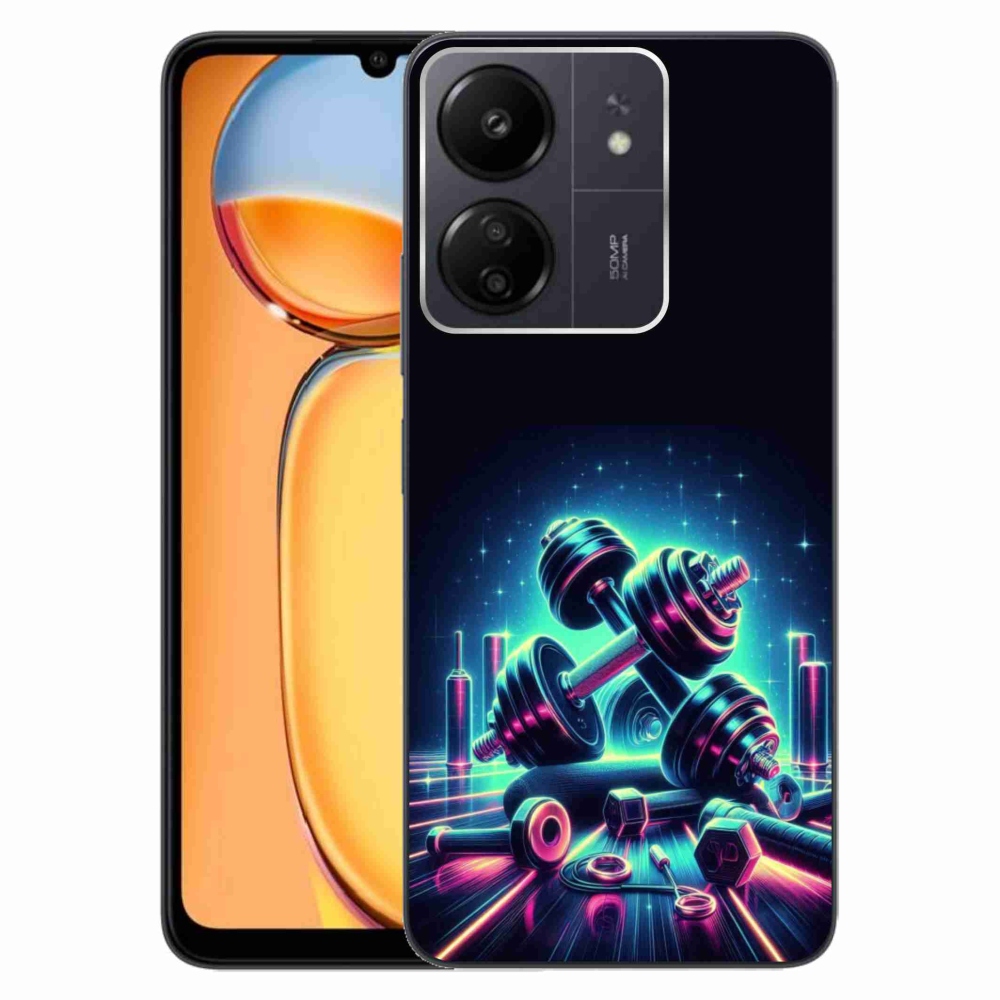 Gélový kryt mmCase na Xiaomi Poco C65/Redmi 13C - činky