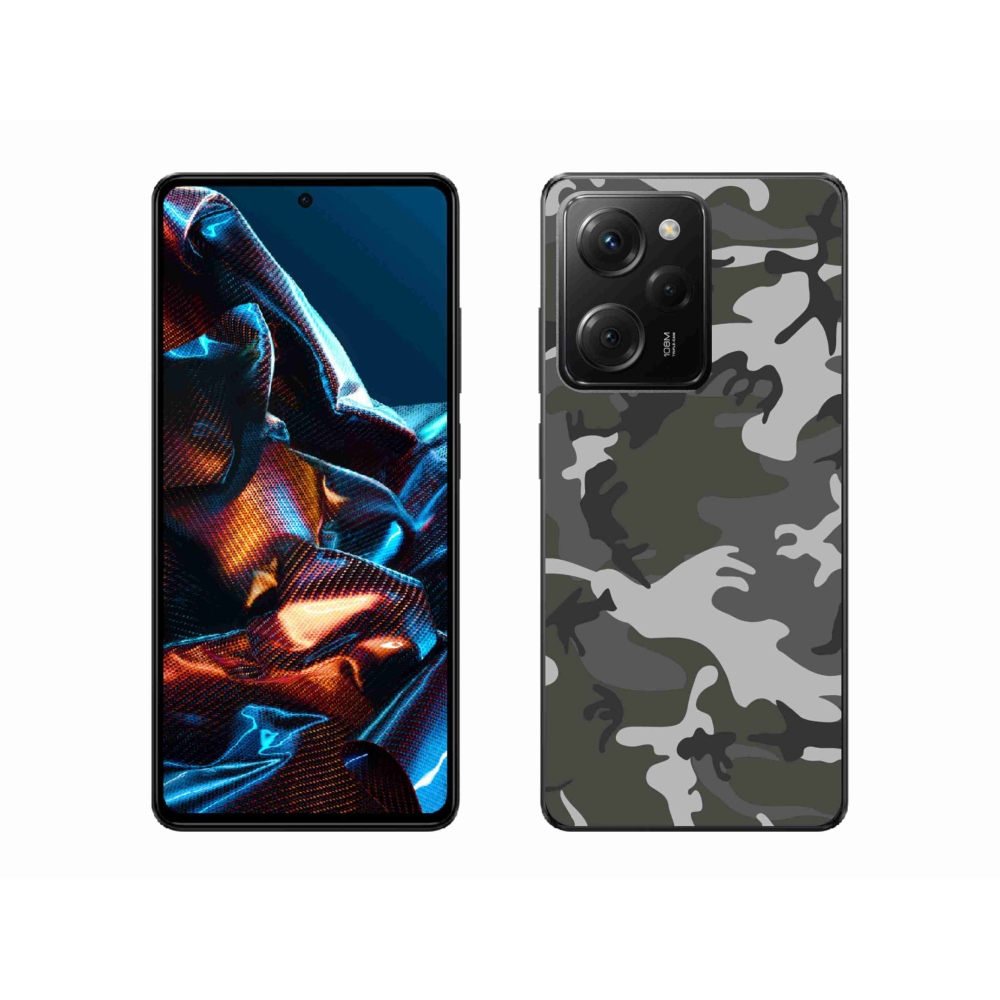 Gélový kryt mmCase na Xiaomi Poco X5 Pro 5G - maskáčový vzor