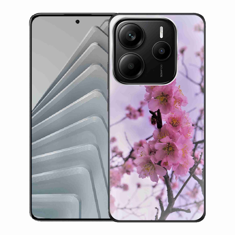 Gélový kryt mmCase na Xiaomi Redmi Note 14 5G - kvety 7