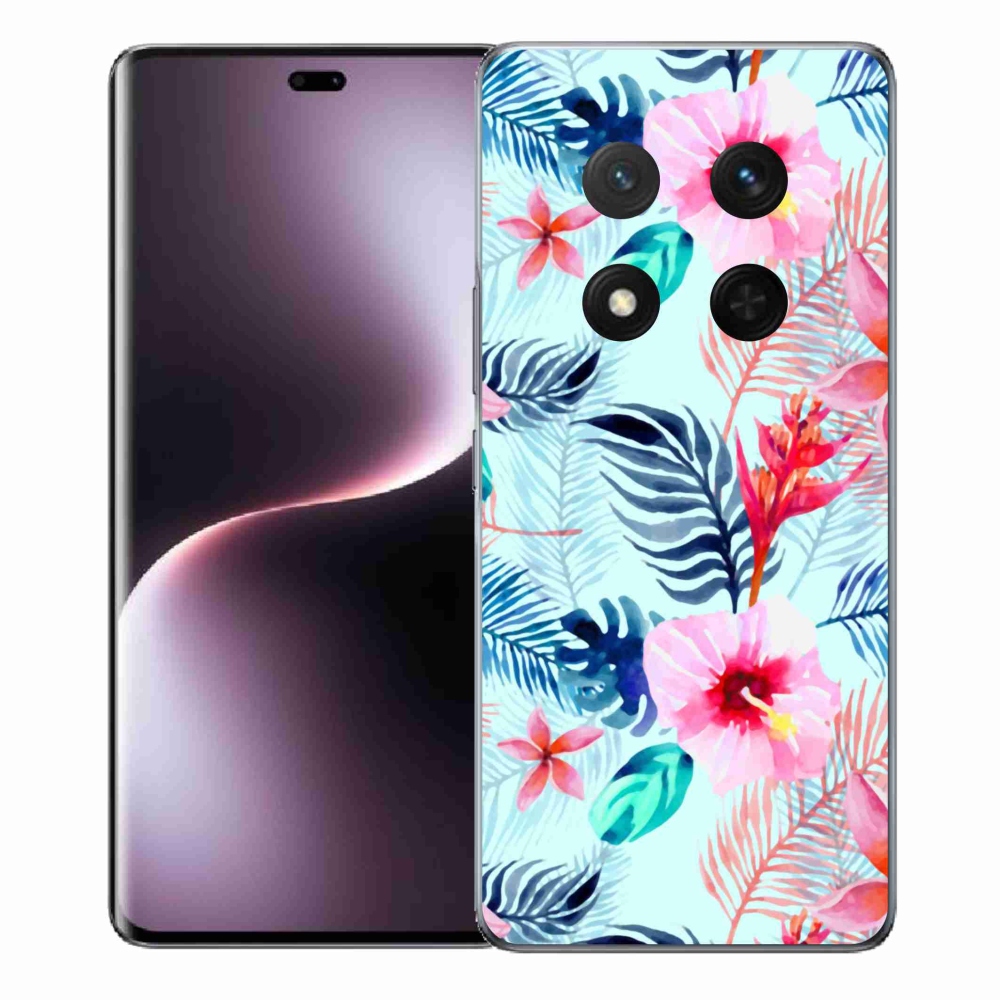 Gélový kryt mmCase na Honor Magic 7 Lite 5G - kvety