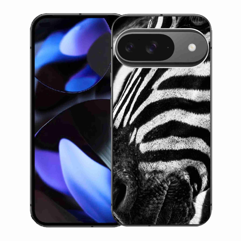Gélový kryt mmCase na Google Pixel 9/9 Pro - zebra