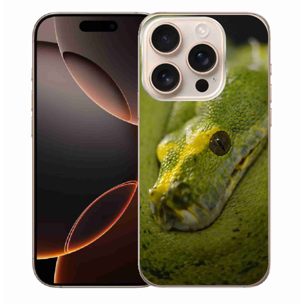 Gélový kryt mmCase na iPhone 16 Pro Max - had 2