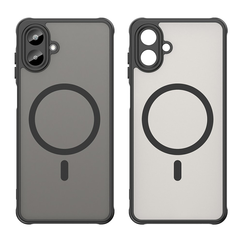 Case matný gélový obal s MagSafe na Samsung Galaxy A07 4G - čierny