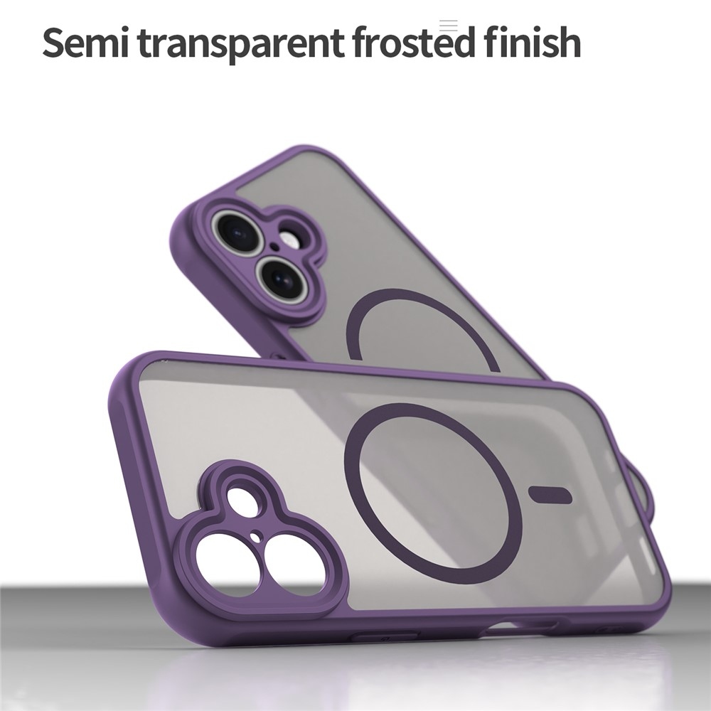 Case matný gélový obal s MagSafe na iPhone 17 - fialový