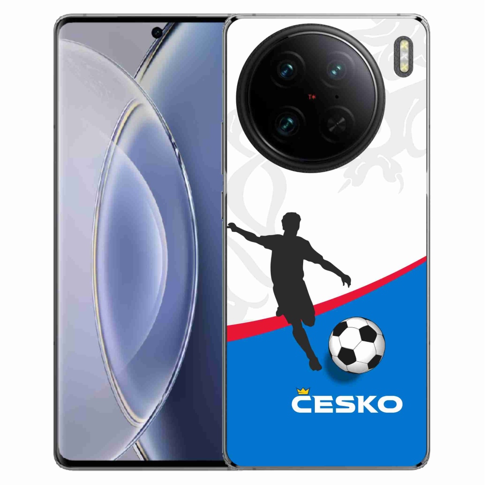 Gélový kryt mmCase na Vivo X90 Pro - futbal Česko 1