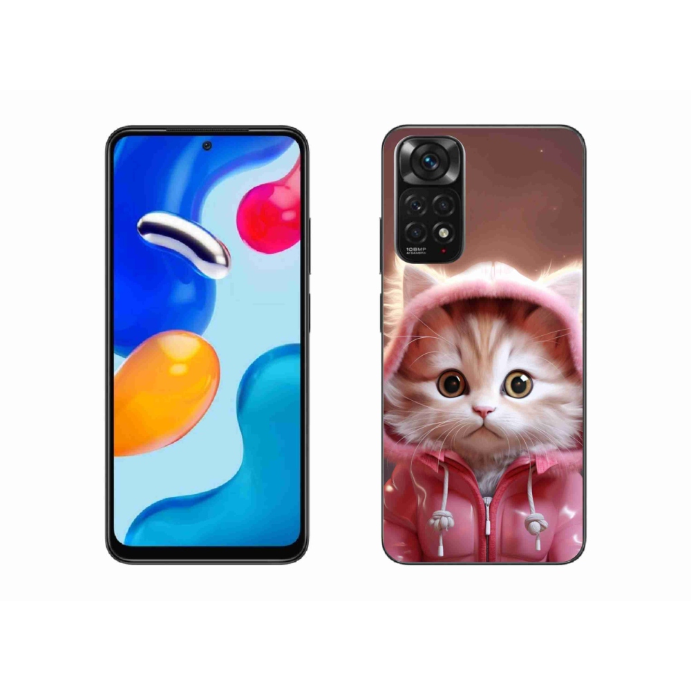 Gélový kryt mmCase na Xiaomi Redmi Note 11 4G - roztomilé mačiatko 3