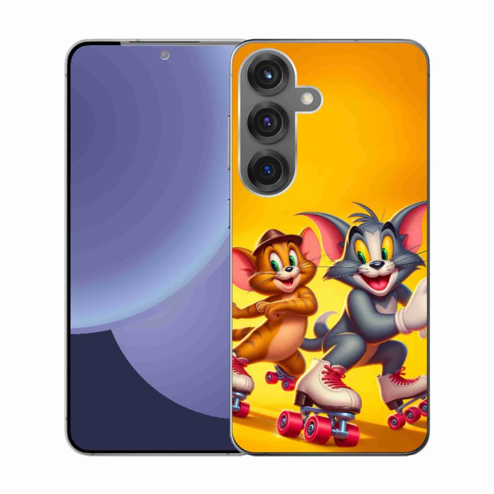 Gélový kryt mmCase na Samsung Galaxy S25 - Tom a Jerry