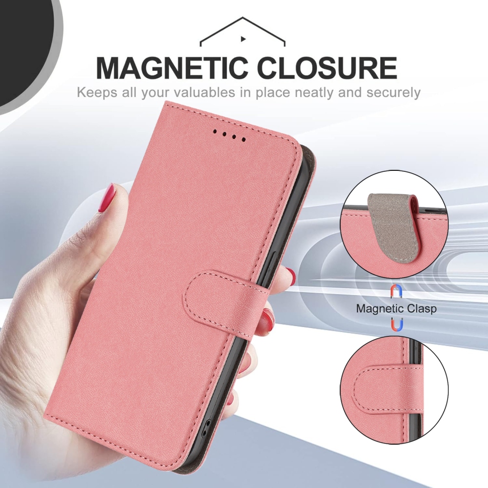 Snap knižkové puzdro na Xiaomi Redmi 15 4G/5G (171mm) - ružové