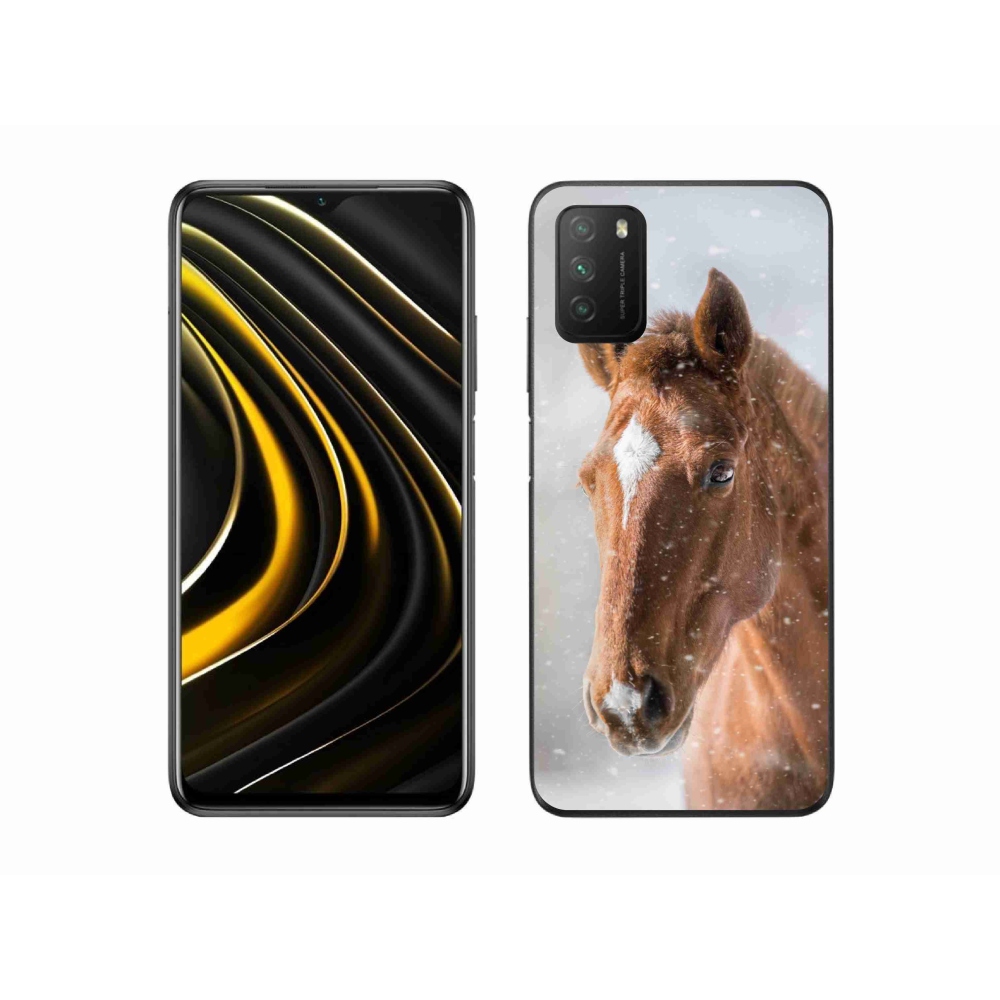 Gélový kryt mmCase na Xiaomi Poco M3 - hnedý kôň 2