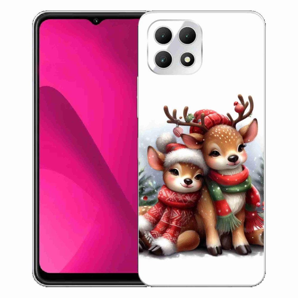 Gélový kryt mmCase na T-Mobile T Phone 2 - vianočné soby