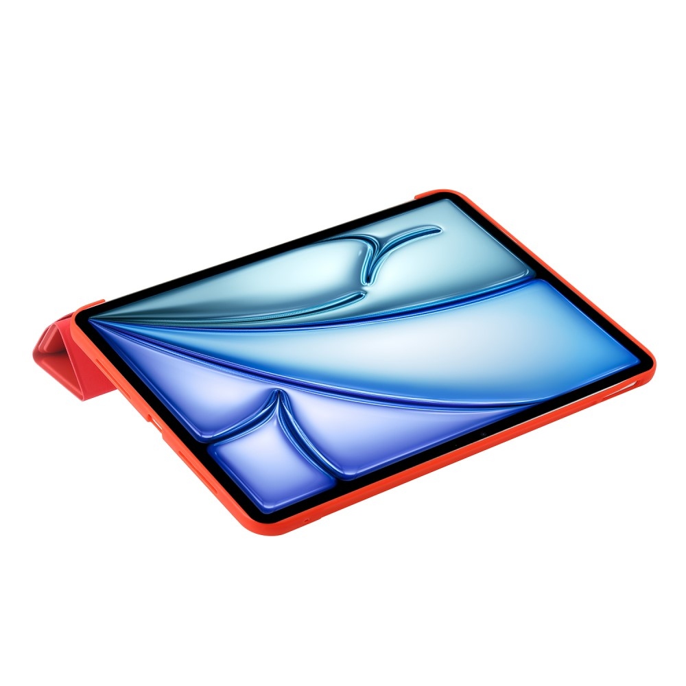 Origamis inteligentné polohovacie puzdro na tablet iPad Air 13 (2024)/(2025) - červené