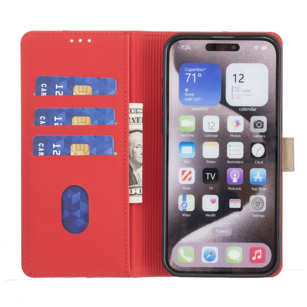 BNF DUO knižkové púzdro na Samsung Galaxy A06 4G - červené